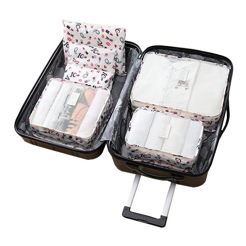 6 Piece Packing Cube Set